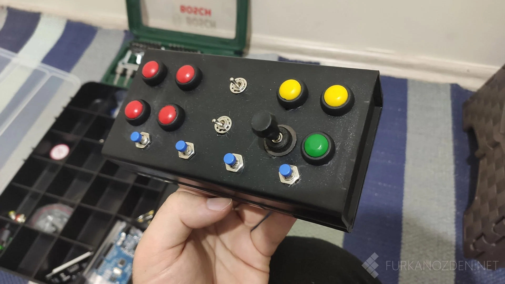 akim kesmeli buton kutusu