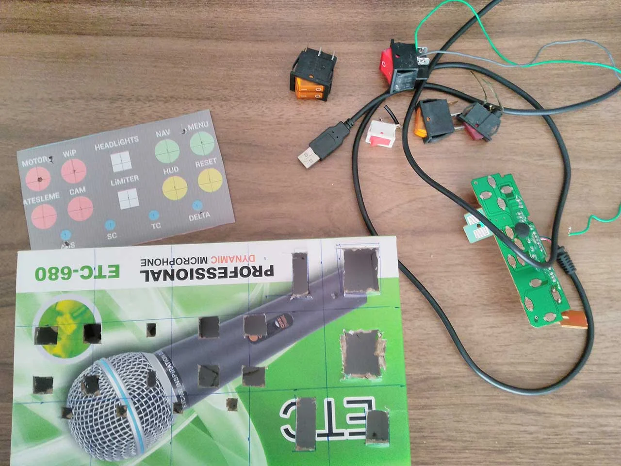 usb buton kutusu nasil yapilir