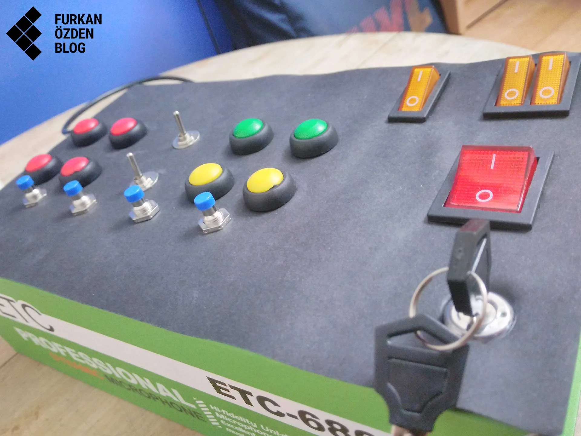 usb buton kutusu v2 genel gorunum